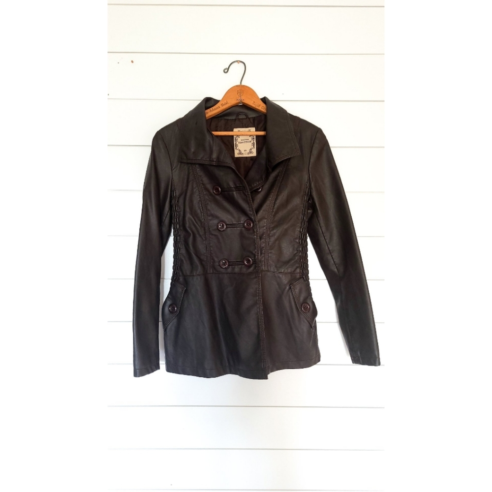 ☀️ Downtown Coalition Leather Jacket